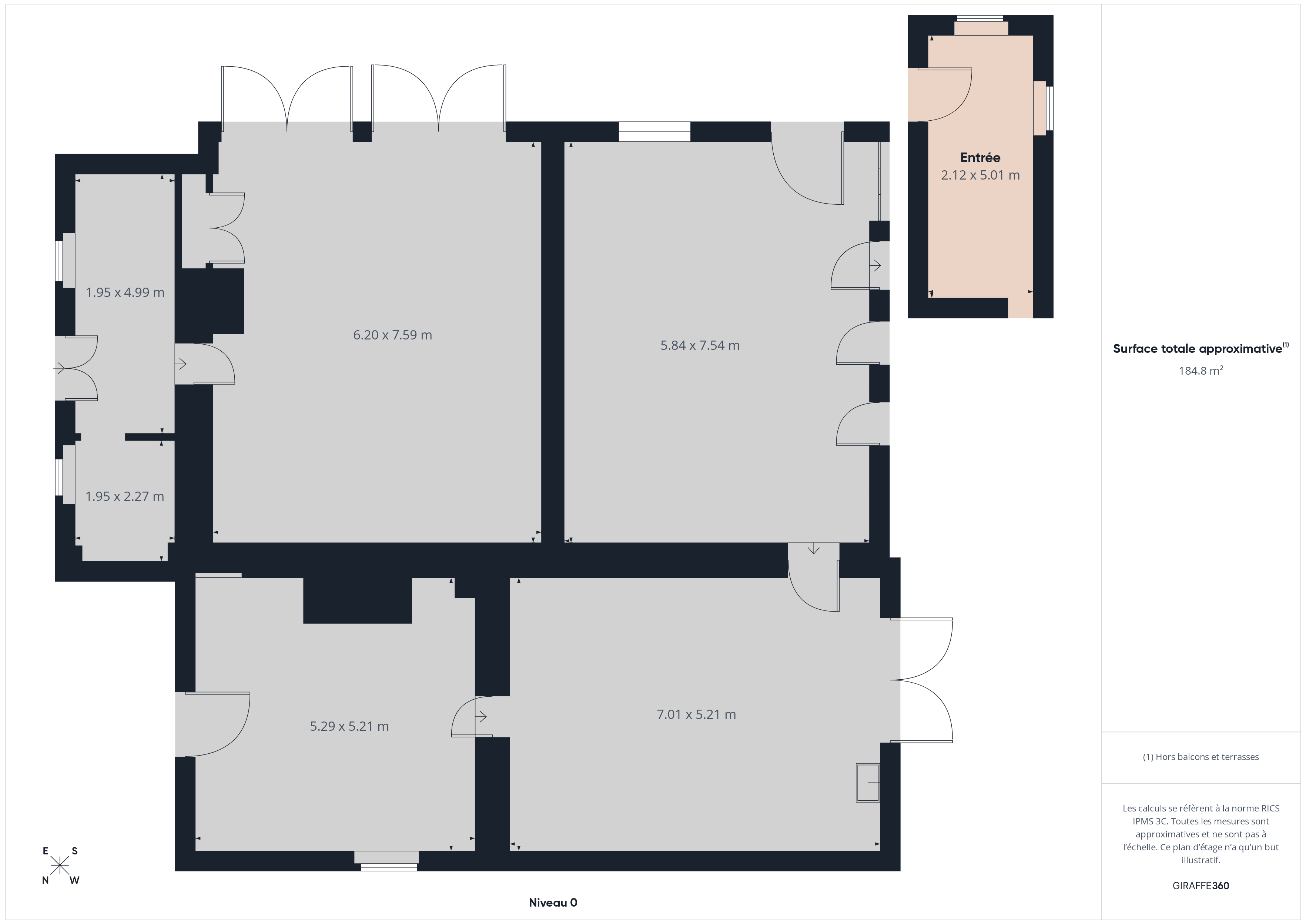Plan Rez-de-chaussée (annexes), Domaine de Duillier